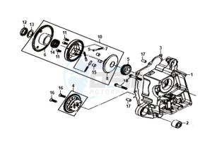 JET 14 45KMH 50 (L8) EU EURO4 drawing CRANKCASE  RIGHT / OIL PUMP