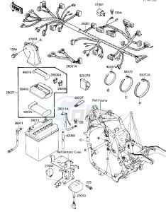 VN 1500 B [VULCAN 88 SE] (B1-B3) [VULCAN 88 SE] drawing CHASSIS ELECTRICAL EQUIPMENT