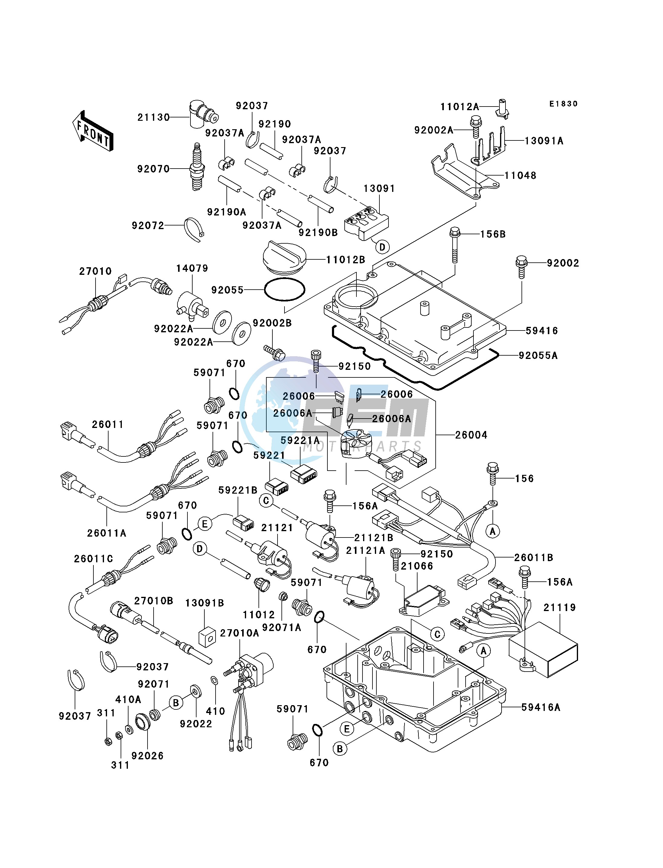 IGNITION SYSTEM -- JT1100-B1- -