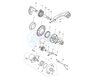 YQ AEROX 50 drawing STARTER