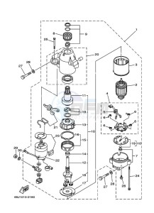 FL225AETX drawing STARTER-MOTOR