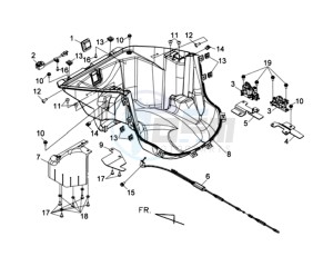 MAXSYM 400 EFI ABS drawing HELMET BOX