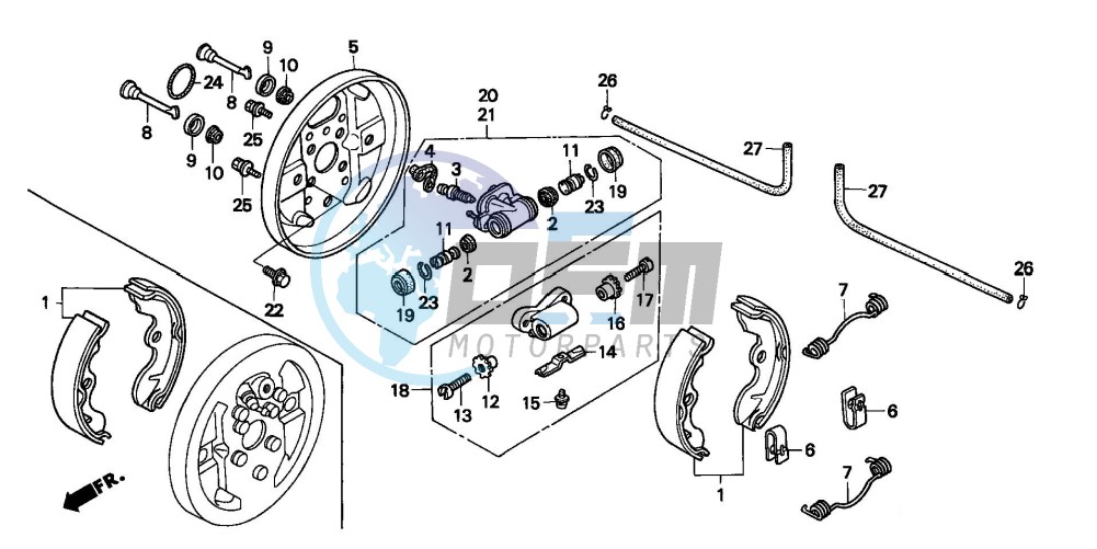 FRONT BRAKE PANEL