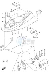 DF 140A drawing Gear Case (C/R)