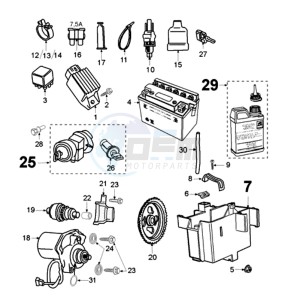 LUDIX 14 RLA ELEGANCE drawing ELECTRIC PART SOVEREP SLOT