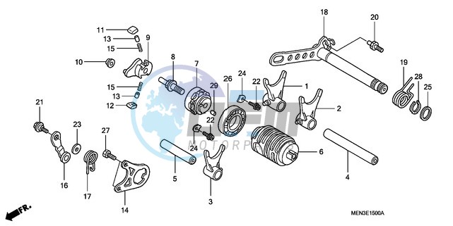 GEAR SHIFT DRUM