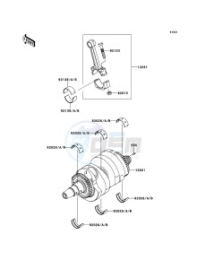 VERSYS_ABS KLE650DBF GB XX (EU ME A(FRICA) drawing Crankshaft