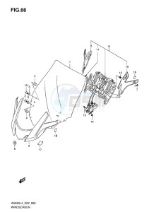 AN650Z ABS BURGMAN EXECUTIVE EU drawing WINDSCREEN