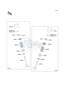 ZG 1400 A [CONCOURS 14 ABS] (8F-9F) A8F drawing VALVE-- S- -