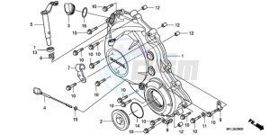 CBR1000RR9 Korea - (KO / MME) drawing RIGHT CRANKCASE COVER