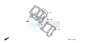 CBR125RWA Germany - (G / WH) drawing CYLINDER