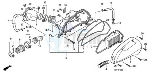 SH150D9 Europe Direct - (ED / KMH 2ED) drawing AIR CLEANER