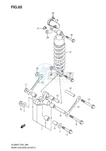 DL 650 V-STROM EU-UK drawing REAR CUSHION LEVER