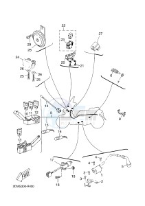 YP125RA (ABS) X-MAX 125 ABS (2DMD 2DMD) drawing ELECTRICAL 2