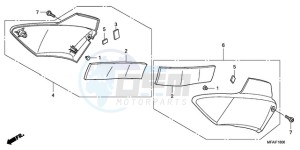 CBF1000T9 UK - (E / ABS MKH) drawing SIDE COVER