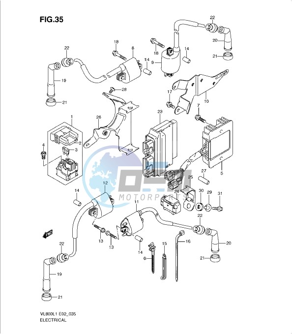 ELECTRICAL (VL800UEL1 E19)