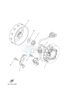 YFZ450R YFZ450RSEB YFZ450R SPECIAL EDITION (18PM 18PN) drawing GENERATOR