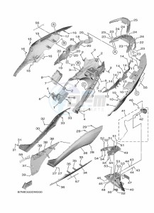 MWS150-A TRICITY 155 (BB8N) drawing REAR ARM & SUSPENSION