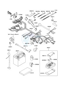 W650 EJ650C6F GB XX (EU ME A(FRICA) drawing Chassis Electrical Equipment