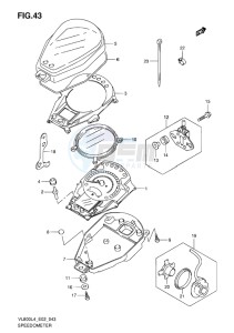 VL800C INTRUDER EU drawing SPEEDOMETER