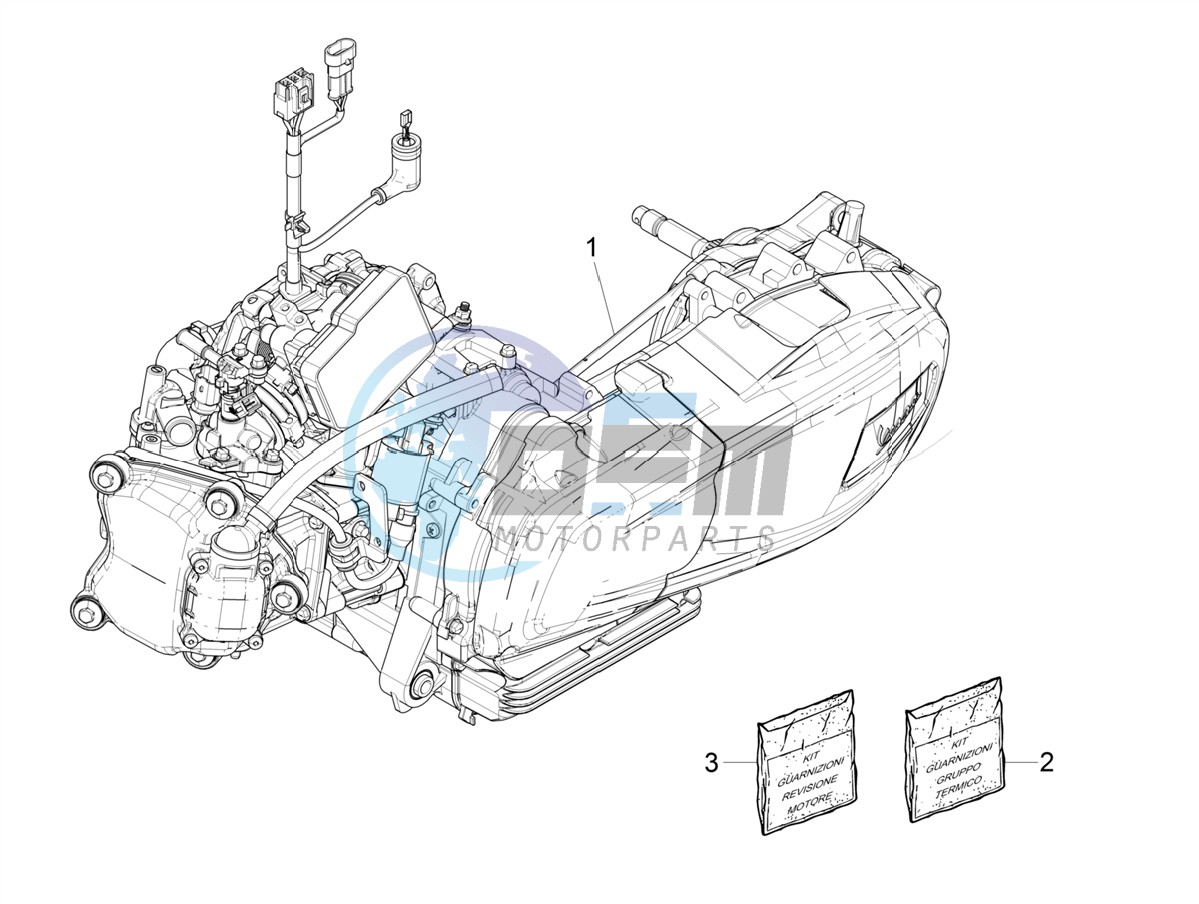 Engine, assembly