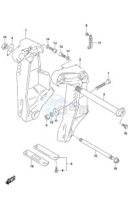 DF 115A drawing Clamp Bracket SS Model