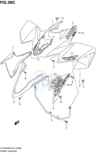 LT-R450 (E19) drawing FRONT FENDER (LT-R450ZL0)