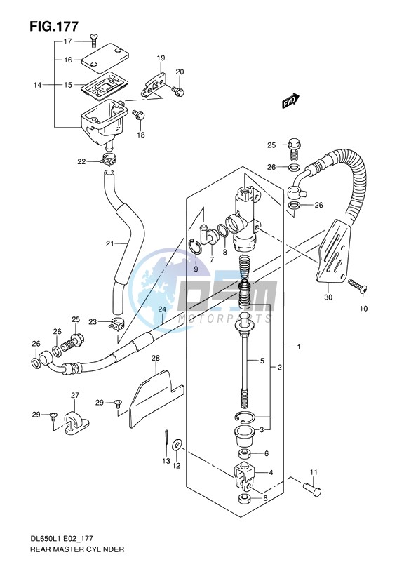 REAR MASTER CYLINDER