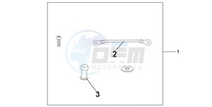 CBR1000RA9 KO / ABS HRC MME drawing TANK BAG ATT KIT