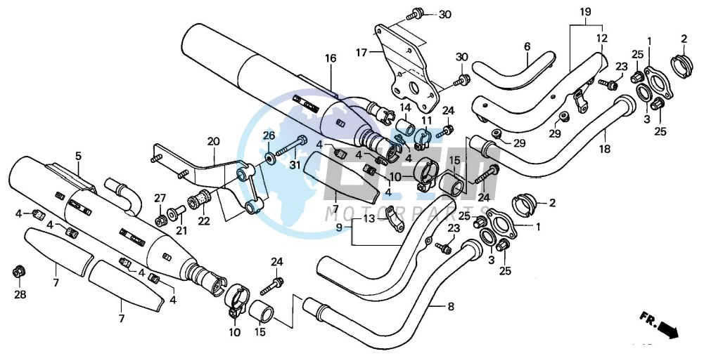 EXHAUST MUFFLER (CM)