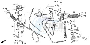 TRX350FM RANCHER 4X4 drawing CABLE/SWITCH