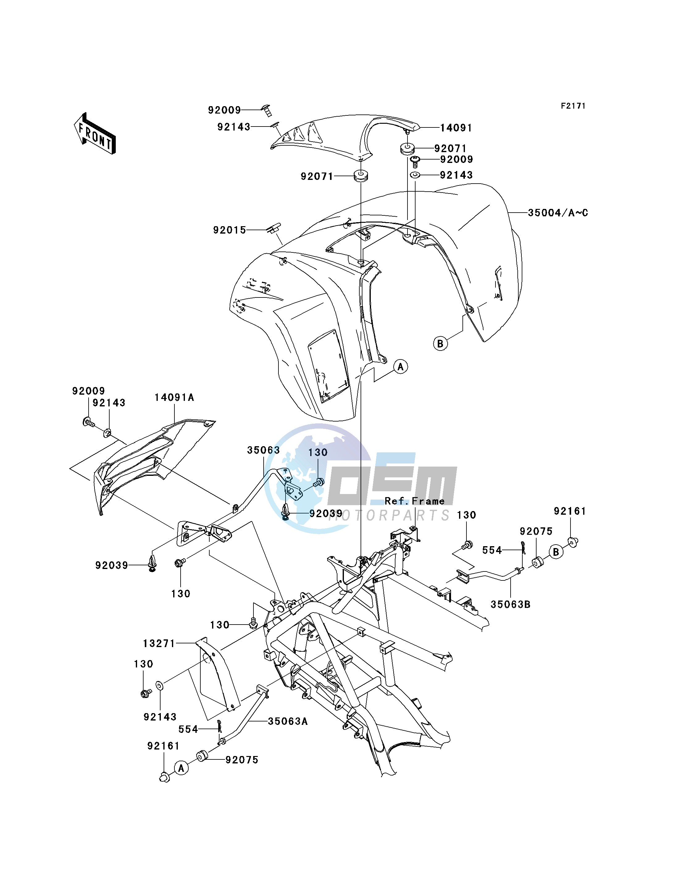 FRONT FENDER-- S- -