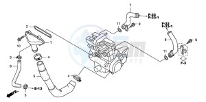 CB1300S CB1300SUPERBOLD'OR drawing WATER PIPE