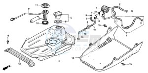 SK50M drawing FUEL TANK