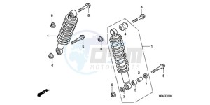 TRX420TM9 Australia - (U / 2WD) drawing FRONT CUSHION