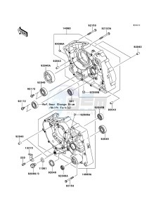 KLX125 KLX125CBF GB XX (EU ME A(FRICA) drawing Crankcase