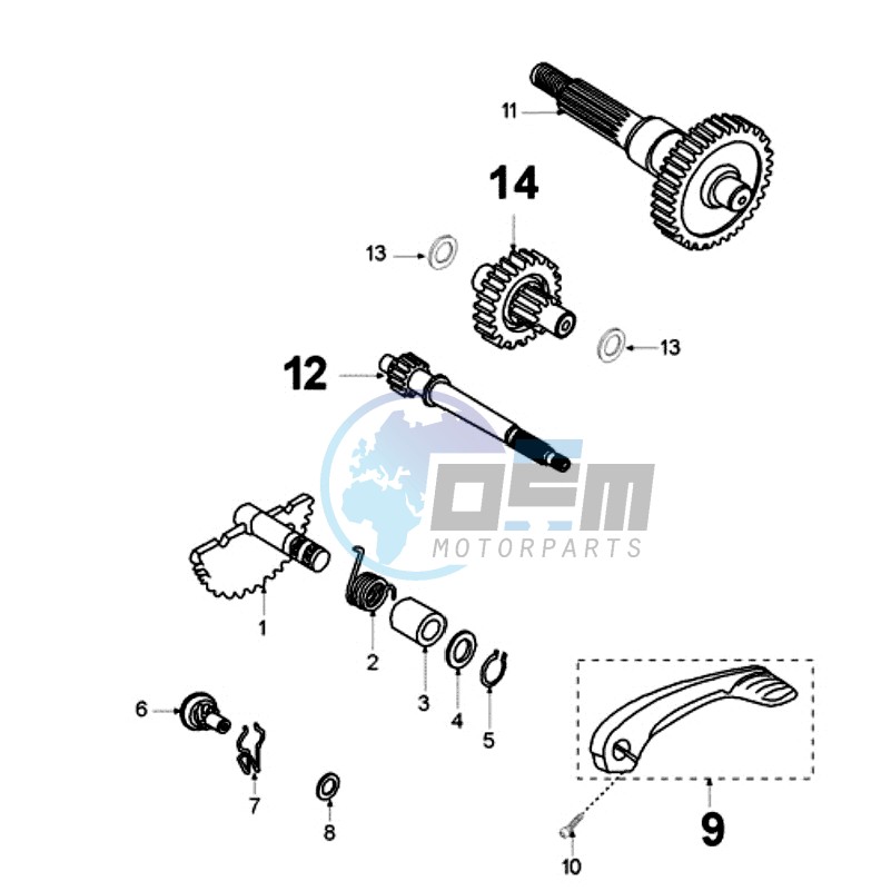 DRIVE SHAFTS / KICKSTARTER