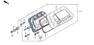 TRX350TE RANCHER ES drawing METER