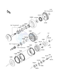 KLX 110 A (KLX110 MONSTER ENERGY) (A6F-A9FA) A7F drawing CLUTCH