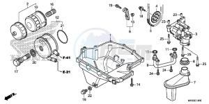 CBR1000RRF Fireblade - CBR1000RR 2ED - (2ED) drawing OIL PAN/ OIL PUMP