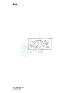 DL1000 (E2) V-Strom drawing GASKET SET