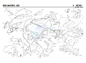 RS2-125-MATRIX-RED drawing COWLING