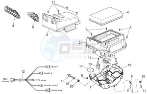 SXV 450-550 2009-2011 drawing Air box