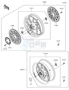 NINJA ZX-10R ZX1000SHFA XX (EU ME A(FRICA) drawing Accessory(Marchesini Wheel)