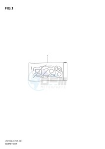 LT-F250 (E17) drawing GASKET SET