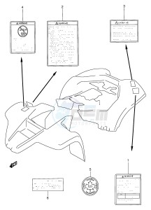 LT80 (P3-P28) drawing LABEL (MODEL T V W)