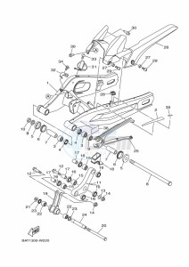 MT-07 MTN690-U (BHH1) drawing REAR ARM