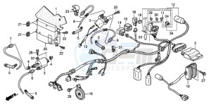 VTX1300S drawing WIRE HARNESS