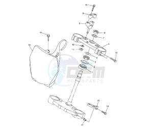 YZ F 250 drawing STEERING