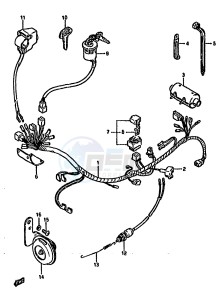 DR125S (F-H-J) drawing WIRING HARNESS